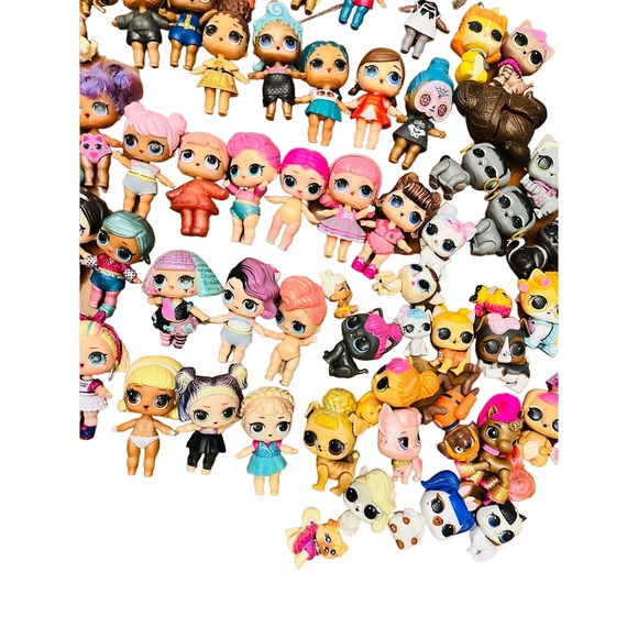 Large Lot of over 120 LOL DOLLS preloved - Picture 8 of 11